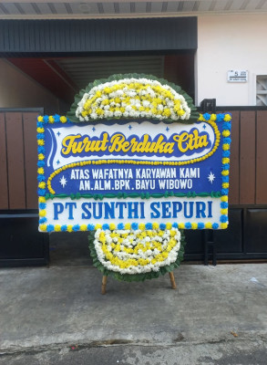 Papan Bunga Duka di Wua Wua
